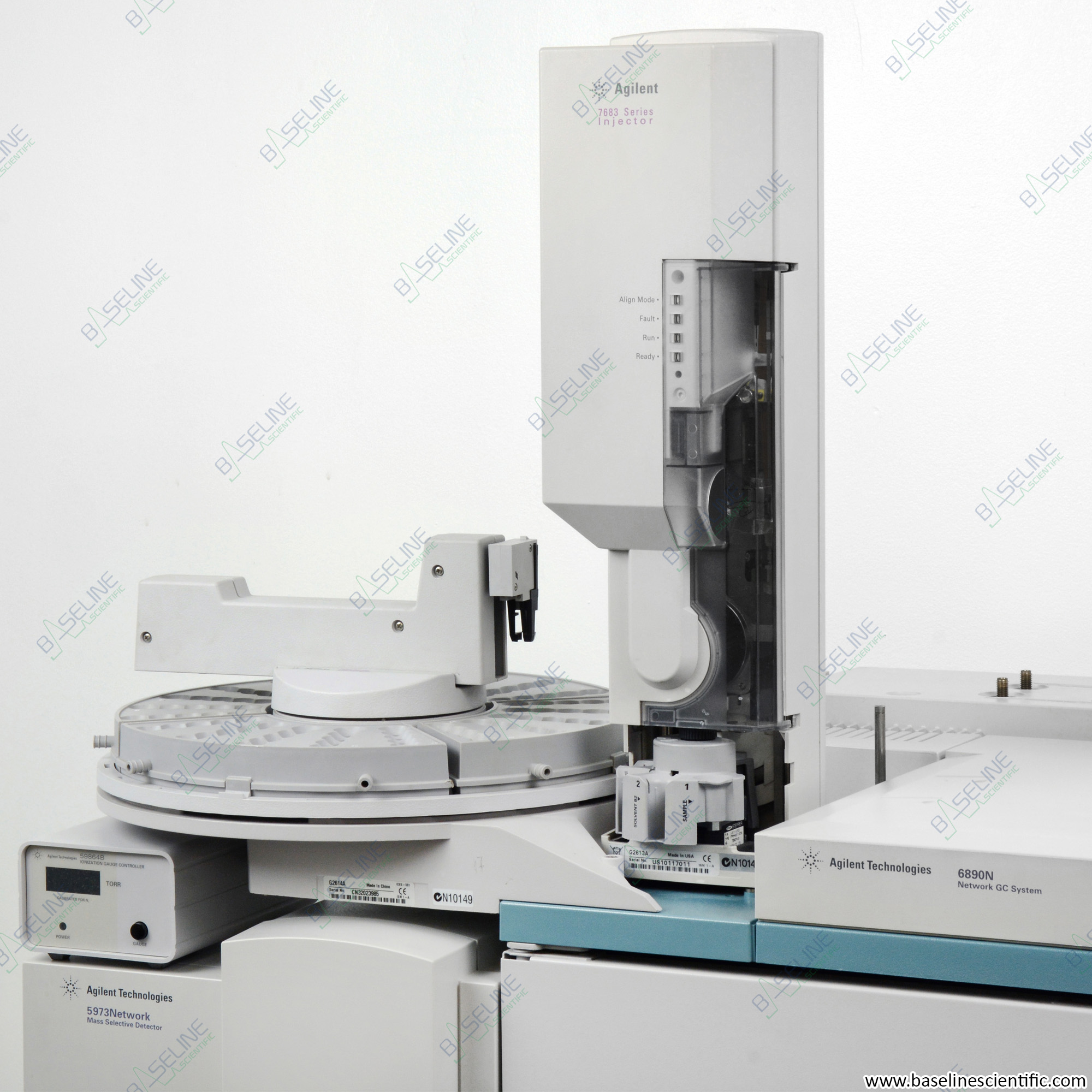 Agilent 6890N GC with 5973N MSD Diffusion Pump and 7683 Autosampler - Image 3